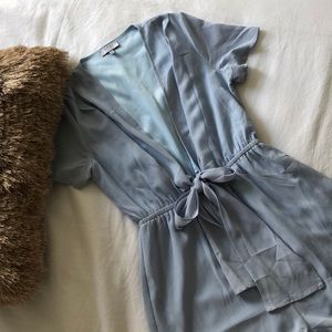 Tobi light blue romper